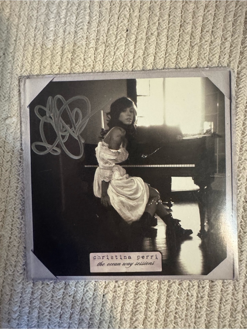Christina Perry The Ocean Way Sessions signed cd